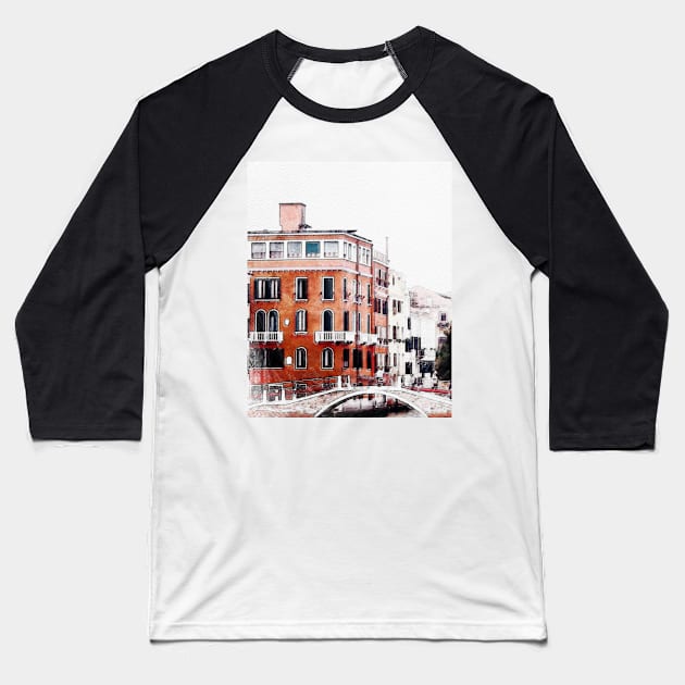 Grand canal Venice Baseball T-Shirt by Taluula